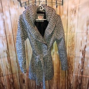 Oversized Cowl Neck Jacket, Sz XL